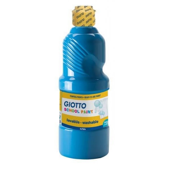 ΤΕΜΠΕΡΑ ΜΠΛΕ CYAN 500ML ΣΧΟΛΙΚΗ GIOTTO ΤΕΜΠΕΡΑ ΜΠΛΕ CYAN 500ML ΣΧΟΛΙΚΗ GIOTTO