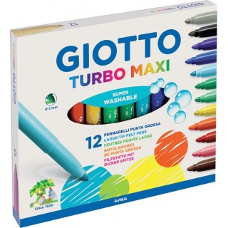 ΜΑΡΚΑΔΟΡΟΙ ΧΟΝΤΡΟΙ 12ΤΕΜ BLISTER TURBO ΜΑΧΙ GIOTTO ΜΑΡΚΑΔΟΡΟΙ ΧΟΝΤΡΟΙ 12ΤΕΜ BLISTER TURBO ΜΑΧΙ GIOTTO