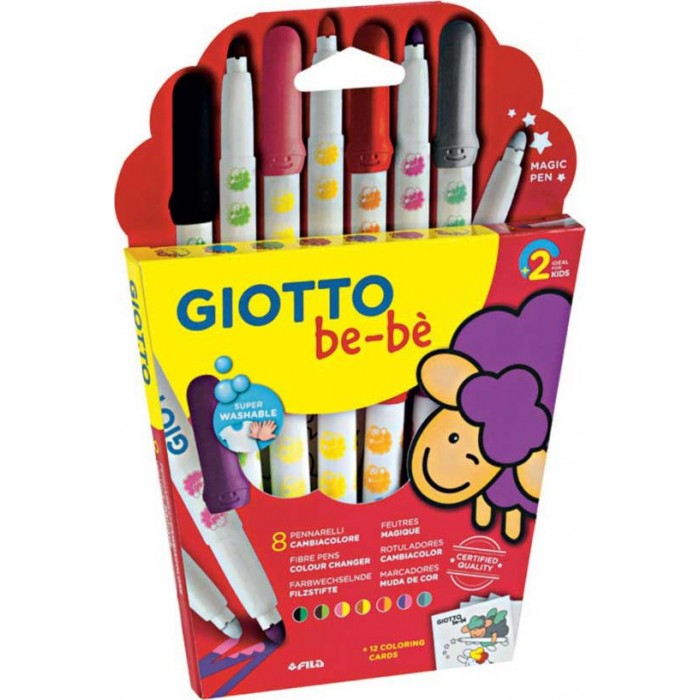 ΜΑΡΚΑΔΟΡΟΙ ΠΛΕΝΟΜΕΝΟΙ ΜΑΓΙΚΟΙ GIOTTO BE-BE 8 ΤΜΧ ΜΑΡΚΑΔΟΡΟΙ ΠΛΕΝΟΜΕΝΟΙ ΜΑΓΙΚΟΙ GIOTTO BE-BE 8 ΤΜΧ