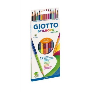 ΞΥΛΟΜΠΟΓΙΕΣ STILNOVO BICOLOR 12ΤEM 24ΧΡΩΜ GIOTTO ΞΥΛΟΜΠΟΓΙΕΣ STILNOVO BICOLOR 12ΤEM 24ΧΡΩΜ GIOTTO