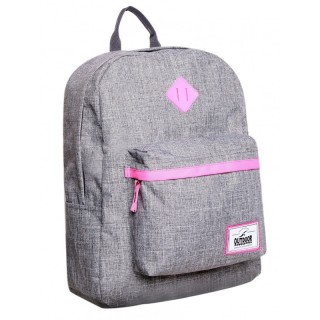 KALGAV OUTDOOR ΣΑΚΙΔΙΟ ΠΛΑΤΗΣ LITE NEON GRAY PINK MELANGE KALGAV OUTDOOR ΣΑΚΙΔΙΟ ΠΛΑΤΗΣ LITE NEON GRAY PINK MELANGE