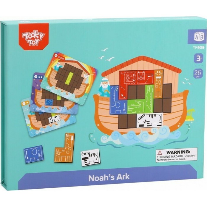 ΜΑΓΝΗΤΙΚΟ ΠΑΖΛ 26 ΤΜΧ ΚΙΒΩΤΟΣ ΤΟΥ ΝΩΕ (TF909) TOOKY TOY ΜΑΓΝΗΤΙΚΟ ΠΑΖΛ 26 ΤΜΧ ΚΙΒΩΤΟΣ ΤΟΥ ΝΩΕ (TF909) TOOKY TOY