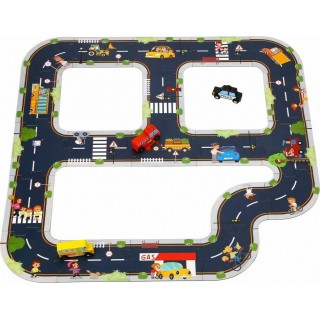 ΞΥΛΙΝΟ ΠΑΖΛ ΑΥΤΟΚΙΝΗΤΟΔΡΟΜΟΣ (TH103) TOOKY TOY