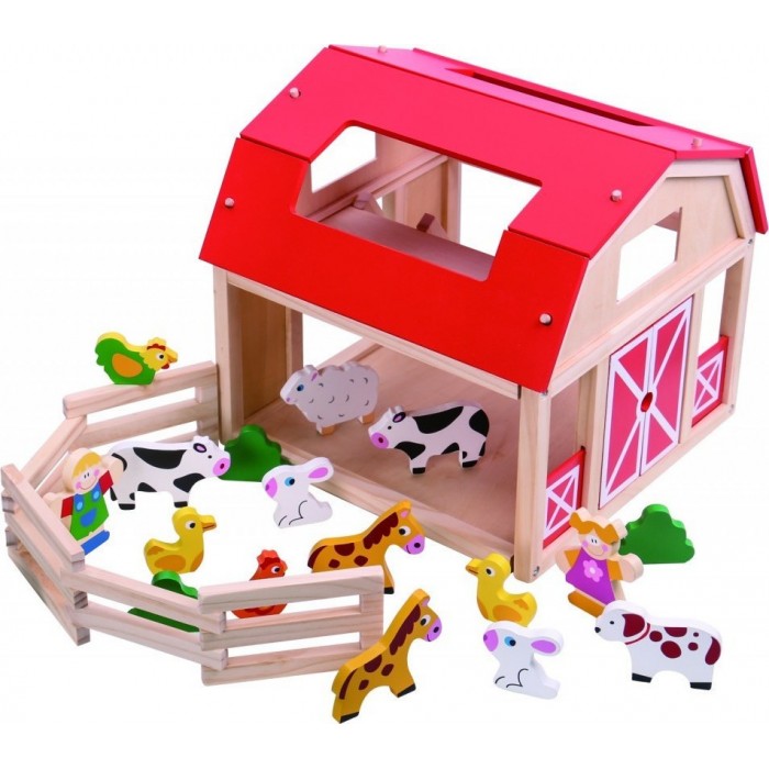 ΞΥΛΙΝΗ ΦΑΡΜΑ ΜΕ ΖΩΑ (TKB856) TOOKY TOY ΞΥΛΙΝΗ ΦΑΡΜΑ ΜΕ ΖΩΑ (TKB856) TOOKY TOY
