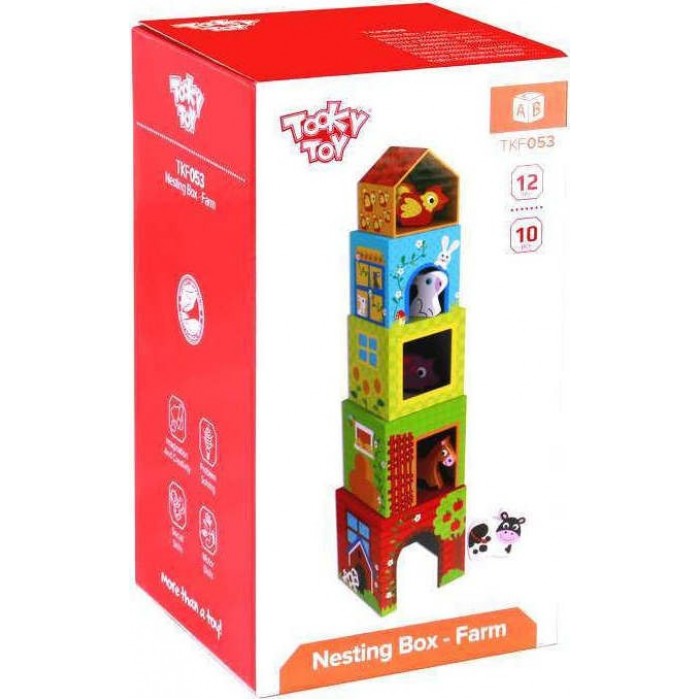 ΚΥΒΟΙ ΣΤΟΙΒΑΞΗΣ ΦΑΡΜΑ (TKF053) TOOKY TOY ΚΥΒΟΙ ΣΤΟΙΒΑΞΗΣ ΦΑΡΜΑ (TKF053) TOOKY TOY