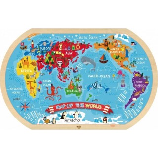 ΞΥΛΙΝΟ ΠΑΖΛ ΠΑΓΚΟΣΜΙΟΣ ΧΑΡΤΗΣ (TY123) TOOKY TOY ΞΥΛΙΝΟ ΠΑΖΛ ΠΑΓΚΟΣΜΙΟΣ ΧΑΡΤΗΣ (TY123) TOOKY TOY