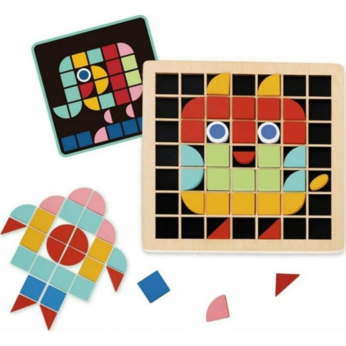 ΞΥΛΙΝΟΣ ΠΙΝΑΚΑΣ ΜΩΣΑΪΚΟ (TF569) TOOKY TOY ΞΥΛΙΝΟΣ ΠΙΝΑΚΑΣ ΜΩΣΑΪΚΟ (TF569) TOOKY TOY