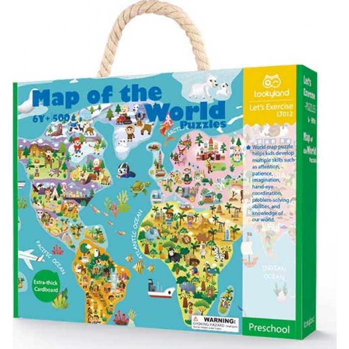 ΠΑΖΛ ΠΑΓΚΟΣΜΙΟΣ ΧΑΡΤΗΣ 500ΤΜΧ (LT012) TOOKY TOY ΠΑΖΛ ΠΑΓΚΟΣΜΙΟΣ ΧΑΡΤΗΣ 500ΤΜΧ (LT012) TOOKY TOY