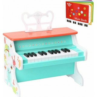 ΞΥΛΙΝΟ ΠΙΑΝΟ ΜΕ ΒΙΒΛΙΟ (TF573) TOOKY TOY ΞΥΛΙΝΟ ΠΙΑΝΟ ΜΕ ΒΙΒΛΙΟ (TF573) TOOKY TOY