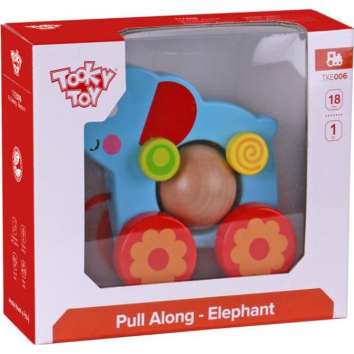 ΞΥΛΙΝΟΣ ΣΥΡΟΜΕΝΟΣ ΕΛΕΦΑΝΤΑΣ (TKE006) TOOKY TOY ΞΥΛΙΝΟΣ ΣΥΡΟΜΕΝΟΣ ΕΛΕΦΑΝΤΑΣ (TKE006) TOOKY TOY