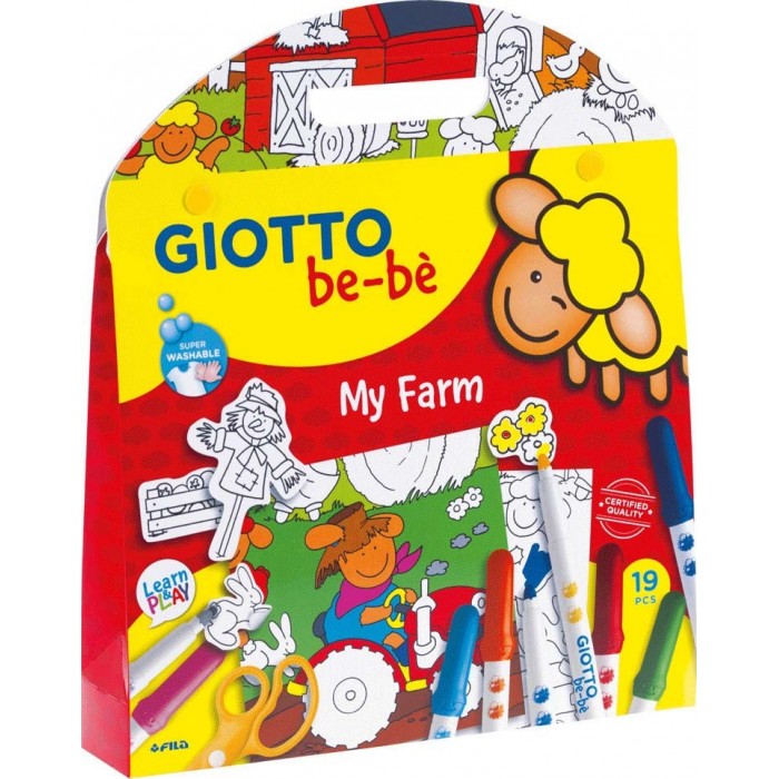 ΠΛΑΣΤΟΖΥΜΑΡΑΚΙΑ GIOTTO BEBE MY FARM ΠΛΑΣΤΟΖΥΜΑΡΑΚΙΑ GIOTTO BEBE MY FARM
