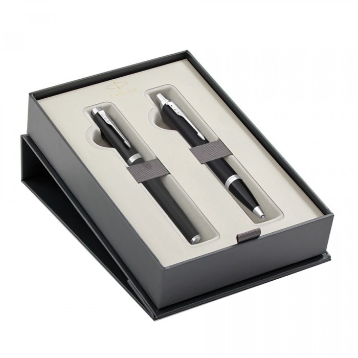 PARKER I.M. ESSENTIAL MATT.BLACK SET[RB-BP]