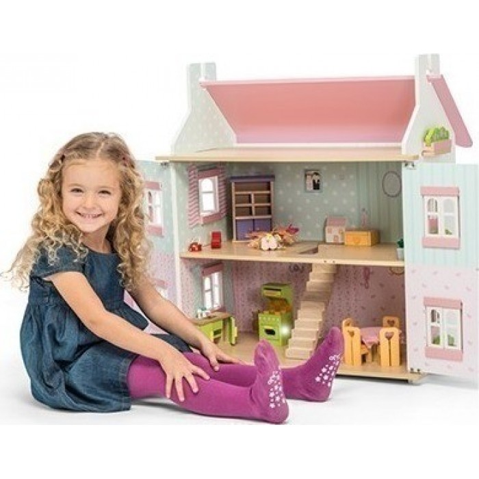 ΞΥΛΙΝΟ ΚΟΥΚΛΟΣΠΙΤΟ SOPHIE ΡΟΖ (H104) LE TOY VAN ΞΥΛΙΝΟ ΚΟΥΚΛΟΣΠΙΤΟ SOPHIE ΡΟΖ (H104) LE TOY VAN