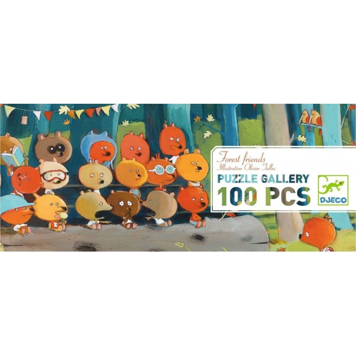 DJECO ΠΑΖΛ 100 ΤΕΜ. ΦΙΛΟΙ ΣΤΟ ΔΑΣΟΣ (07636) DJECO ΠΑΖΛ 100 ΤΕΜ. ΦΙΛΟΙ ΣΤΟ ΔΑΣΟΣ (07636)