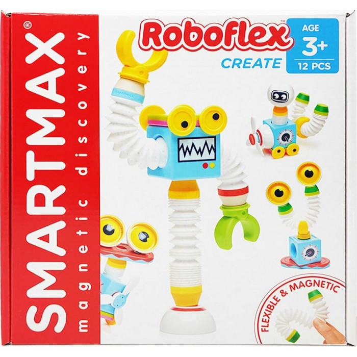 Smart Roboflex Κατασκευάζω ελαστικά & μαγνητικά 'Ρομπότ' 12τεμ. (125055) Smart Roboflex Κατασκευάζω ελαστικά & μαγνητικά 'Ρομπότ' 12τεμ. (125055)