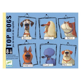 DJECO ΕΠΙΤΡΑΠΕΖΙΟ ΜΕ ΚΑΡΤΕΣ TOP DOGS (05099)