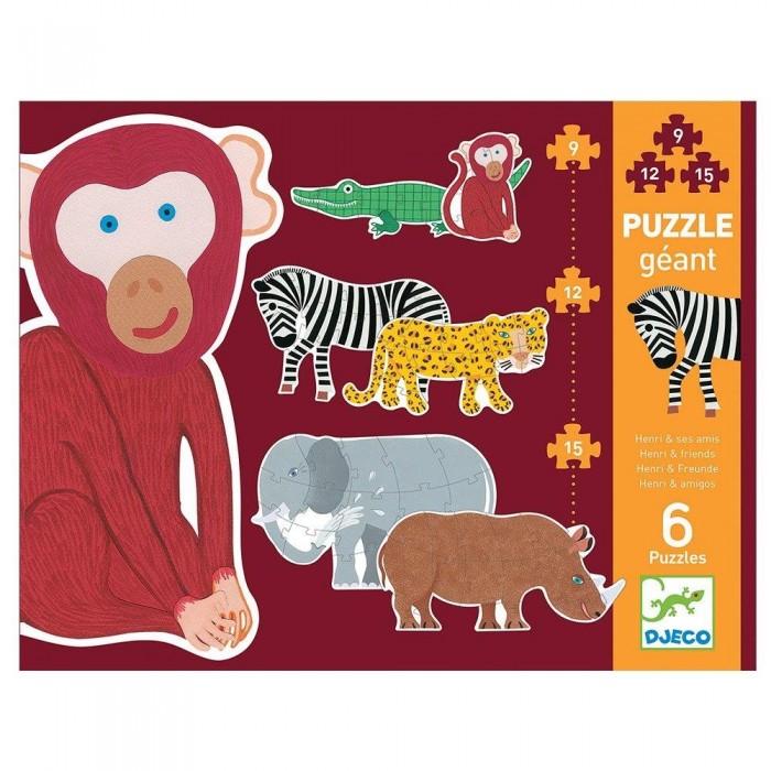 DJECO PUZZLE 1.33μ. 9/12/15 τεμ. DJECO PUZZLE 1.33μ. 9/12/15 τεμ.