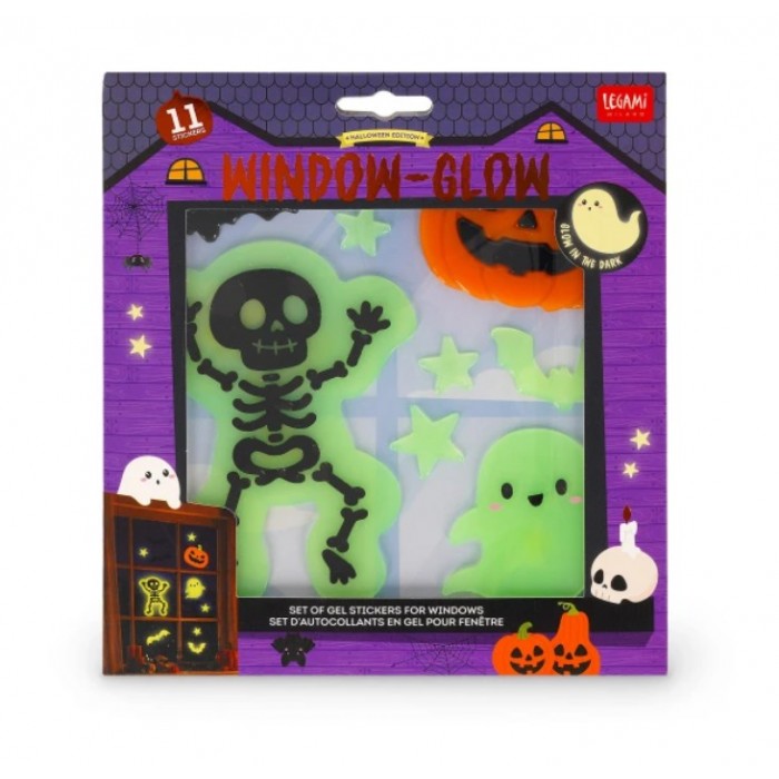 LEGAMI STICKERS ΤΖΑΜΙΩΝ GEL HALLOWEEN GLOW IN THE DARK (GGH0001) LEGAMI STICKERS ΤΖΑΜΙΩΝ GEL HALLOWEEN GLOW IN THE DARK (GGH0001)