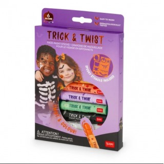 LEGAMI ΧΡΩΜΑΤΑ ΠΡΟΣΩΠΟΥ TRICK & TWIST HALLOWEEN