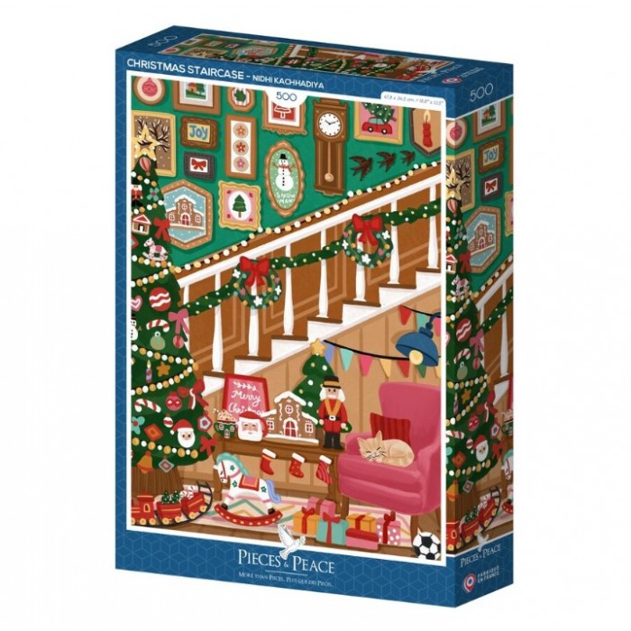 Puzzle Christmas Staircase 500 pieces Puzzle Christmas Staircase 500 pieces