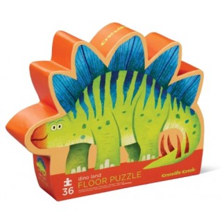36 PIECE PUZZLE DINO LAND CROCODILE GREEK