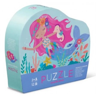 12 PIECE PUZZLE MERMAID DREAMS CROCODILE GREEK