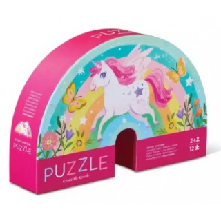 12 PIECE PUZZLE SWEET UNICORN CROCODILE GREEK