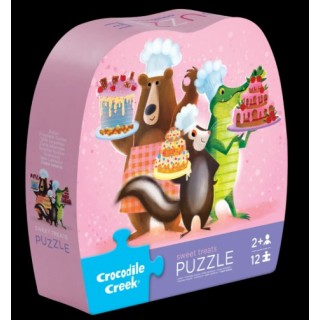 12 PIECE PUZZLE SWEET TREATS CROCODILE GREEK