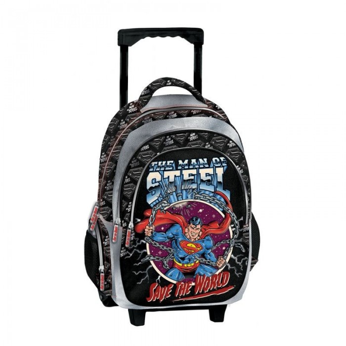 ΣΧΟΛΙΚΗ ΤΣΑΝΤΑ TROLLEY SUPERMAN (225751) ΣΧΟΛΙΚΗ ΤΣΑΝΤΑ TROLLEY SUPERMAN (225751)