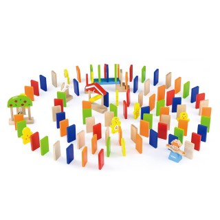 VIGA TOYS DOMINO RUN SET 116PCS VIGA TOYS DOMINO RUN SET 116PCS
