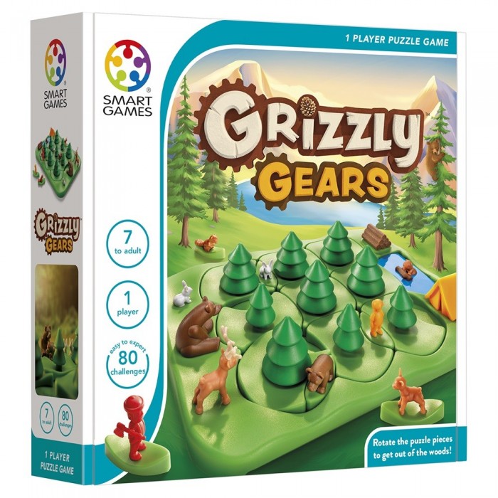 SMART GAMES ΕΠΙΤΡΑΠΕΖΙΟ ΠΑΙΧΝΙΔΙ GRIZZLY GEARS SMART GAMES ΕΠΙΤΡΑΠΕΖΙΟ ΠΑΙΧΝΙΔΙ GRIZZLY GEARS