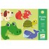 DJECO ΠΑΙΔΙΚΟ PUZZLE ANIMALS 10PCS ΓΙΑ 2+ ΕΤΩΝ