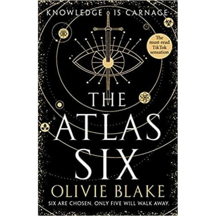 THE ATLAS SIX ( LARGE PRINT PAPERBACK)