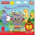 Fisher Price-Πάρτι στη ζούγκλα - Διαδραστικό Βιβλίο με Πάνινη Δακτυλοκουκλίτσα