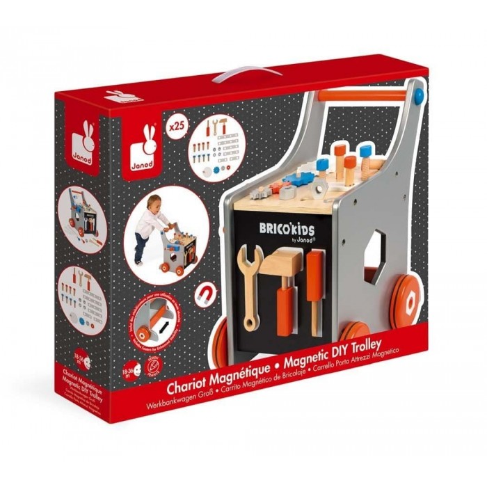 JANOD-BRICO'KIDS ΤΡΟΛΕΪ ΠΑΓΚΟΣ ΕΡΓΑΣΙΑΣ J06478 JANOD-BRICO'KIDS ΤΡΟΛΕΪ ΠΑΓΚΟΣ ΕΡΓΑΣΙΑΣ J06478