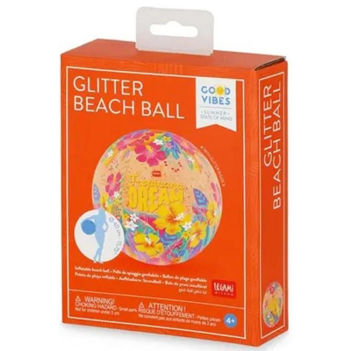 LEGAMI ΜΠΑΛΑ ΦΟΥΣΚΩΤΗ ΠΑΡΑΛΙΑΣ GLITTER TROPICANA DREAM (BB0014) LEGAMI ΜΠΑΛΑ ΦΟΥΣΚΩΤΗ ΠΑΡΑΛΙΑΣ GLITTER TROPICANA DREAM (BB0014)