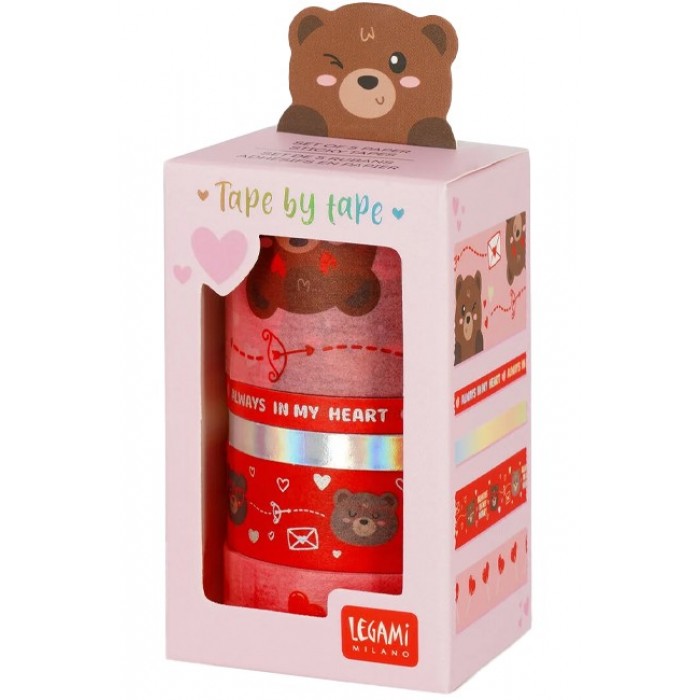 LEGAMI ΤΑΙΝΙΑ ΑΥΤΟΚΟΛΛΗΤΗ ΣΕΤ 5 ΤΕΜ.TEDDY BEAR LEGAMI ΤΑΙΝΙΑ ΑΥΤΟΚΟΛΛΗΤΗ ΣΕΤ 5 ΤΕΜ.TEDDY BEAR