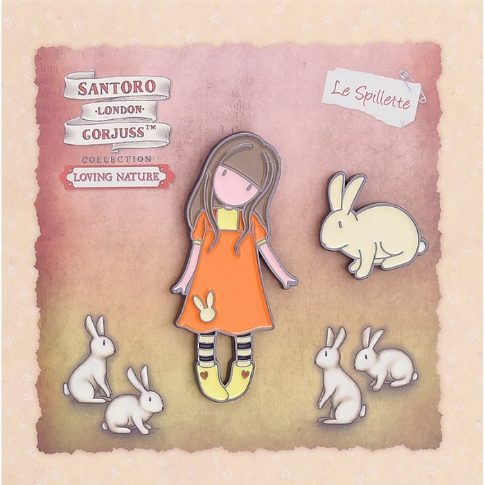 SANTORO PINS- HONEY BUNNIES SANTORO PINS- HONEY BUNNIES