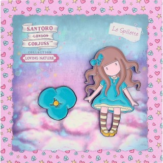 SANTORO PINS- APRIL'S SHOWERS SANTORO PINS- APRIL'S SHOWERS