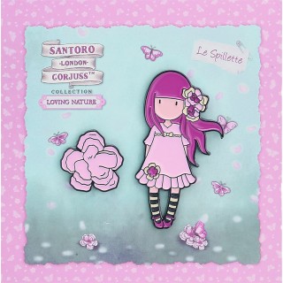 SANTORO PINS- CHERRY BLOSSOM SANTORO PINS- CHERRY BLOSSOM