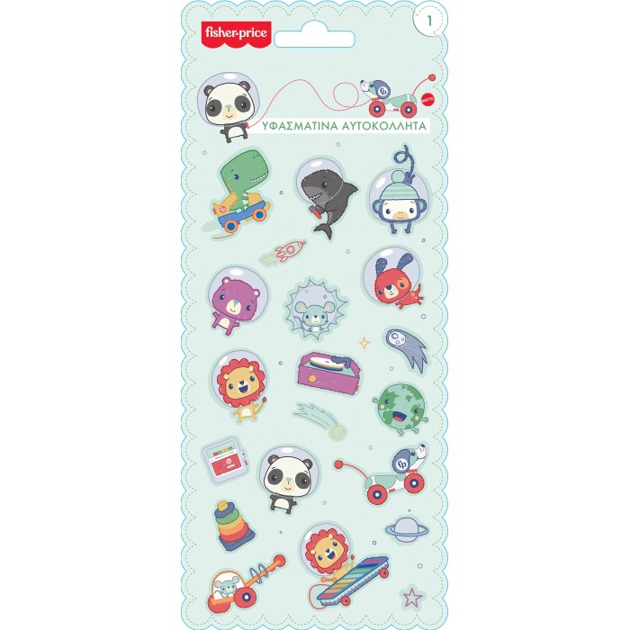 ΑΥΤΟΚΟΛΛΗΤΑ ΥΦΑΣΜΑΤΙΝΑ FISHER PRICE ΔΙΑΣΤΗΜΑ ΑΥΤΟΚΟΛΛΗΤΑ ΥΦΑΣΜΑΤΙΝΑ FISHER PRICE ΔΙΑΣΤΗΜΑ