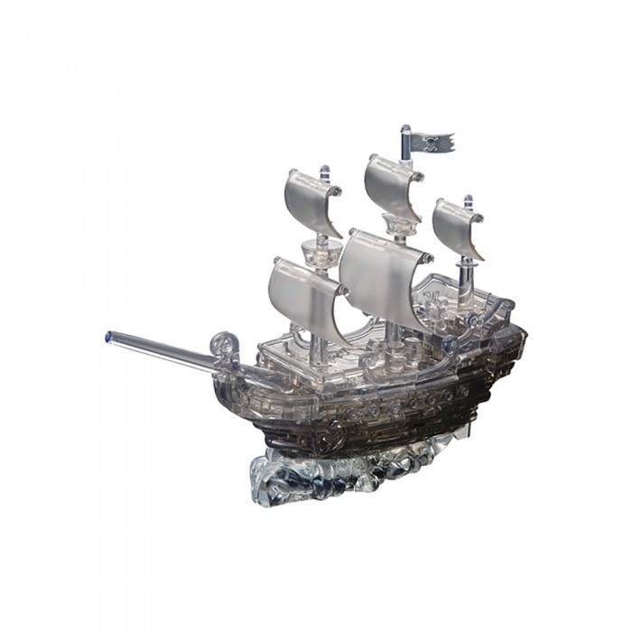 CRYSTAL PUZZLE 3D ΠΕΙΡΑΤΙΚΟ ΚΑΡΑΒΙ ΜΑΥΡΟ 101 ΤΜΧ (91106)