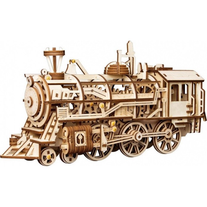 ΞΥΛΙΝΟ 3D PUZZLE ROBOTIME LOCOMOTIVE (LK701) ΞΥΛΙΝΟ 3D PUZZLE ROBOTIME LOCOMOTIVE (LK701)