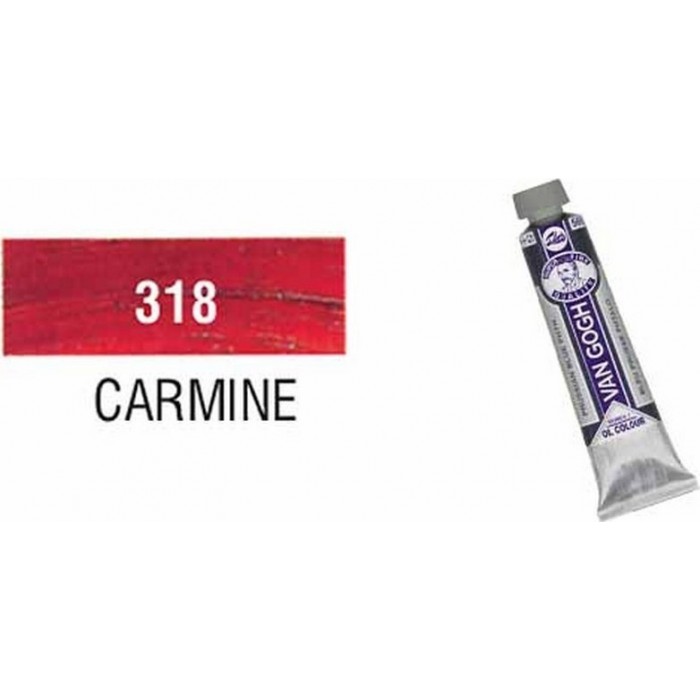 TALENS VAN GOGH ΧΡΩΜΑ ΛΑΔΙΟΥ 318 CARMINE 20ml TALENS VAN GOGH ΧΡΩΜΑ ΛΑΔΙΟΥ 318 CARMINE 20ml