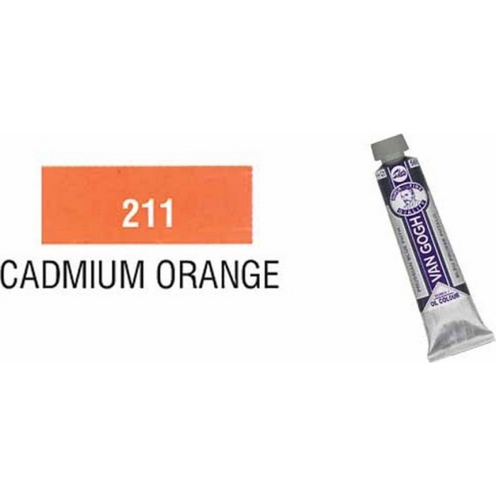 TALENS VAN GOGH ΧΡΩΜΑ ΛΑΔΙΟΥ 211 CADMIUM ORANGE 20ml TALENS VAN GOGH ΧΡΩΜΑ ΛΑΔΙΟΥ 211 CADMIUM ORANGE 20ml