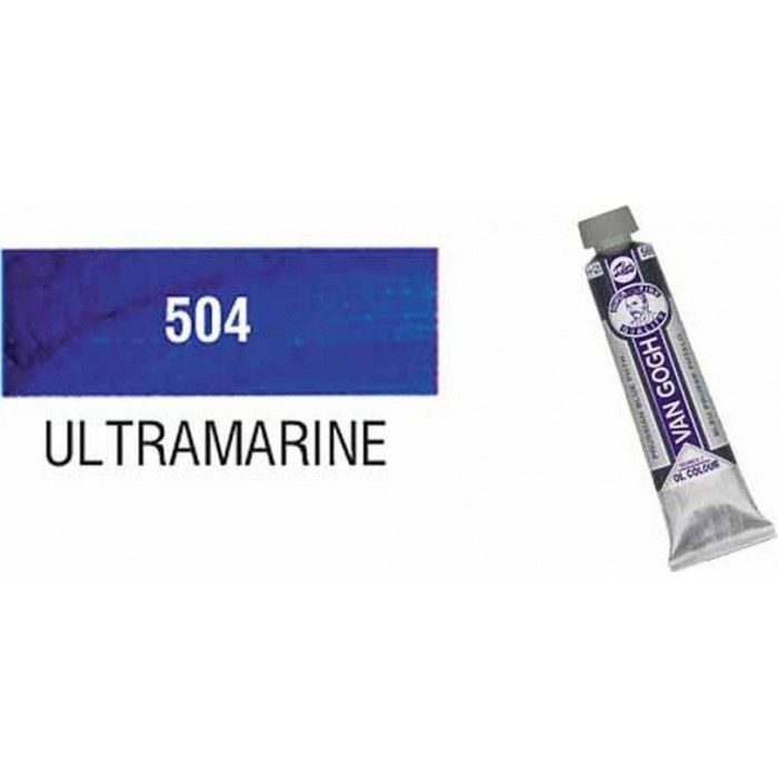 TALENS VAN GOGH ΧΡΩΜΑ ΛΑΔΙΟΥ 504 ULTRAMARINE 20ml TALENS VAN GOGH ΧΡΩΜΑ ΛΑΔΙΟΥ 504 ULTRAMARINE 20ml