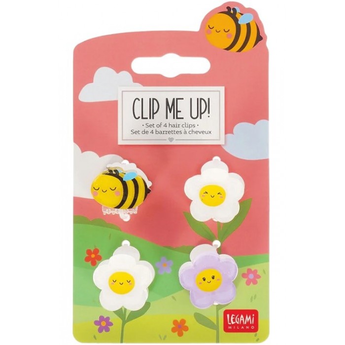 LEGAMI MINI HAIR CLIPS SET BEE LEGAMI MINI HAIR CLIPS SET BEE