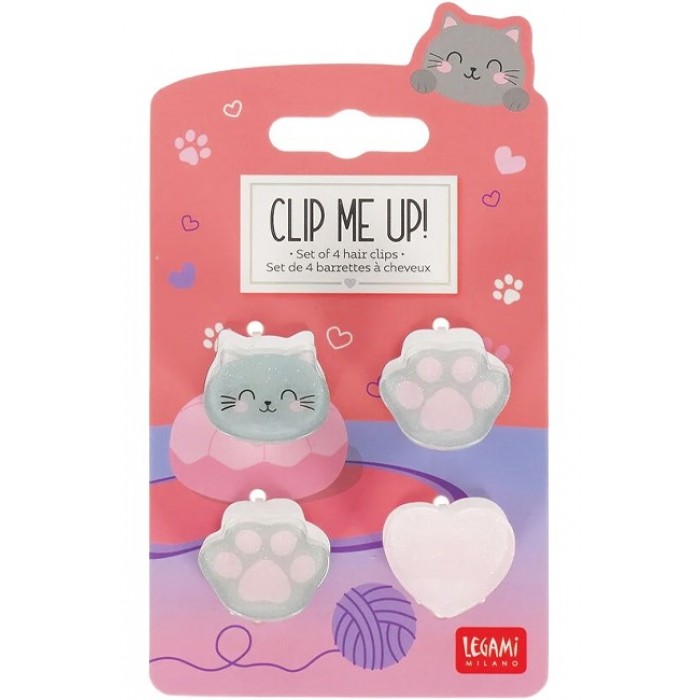 LEGAMI MINI HAIR CLIPS SET CAT