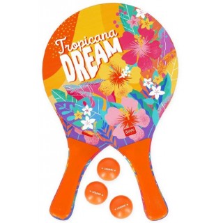 LEGAMI ΡΑΚΕΤΕΣ ΞΥΛΙΝΕΣ ΠΑΙΔΙΚΕΣ TROPICANA DREAM (BR0009) LEGAMI ΡΑΚΕΤΕΣ ΞΥΛΙΝΕΣ ΠΑΙΔΙΚΕΣ TROPICANA DREAM (BR0009)