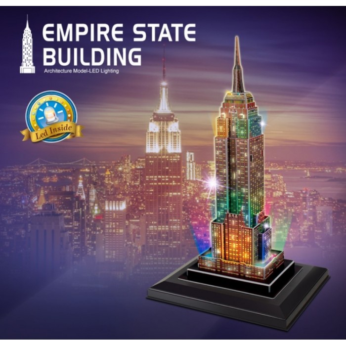 ΠΑΖΛ 3D EMPIRE STATE BUILDING 38 ΤΕΜ. (L503h) CUBIN FUN ΠΑΖΛ 3D EMPIRE STATE BUILDING 38 ΤΕΜ. (L503h) CUBIN FUN